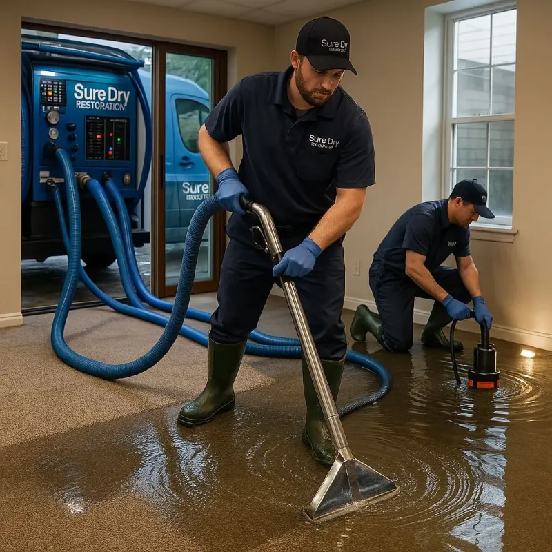 Water Extraction and Removal process in Whittier, CA